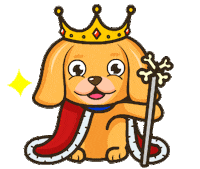 Happy Puppy Love Sticker by KingPuppy