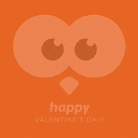 Orange Valentine GIF by Owl Design Gr