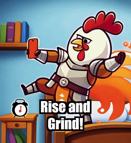 Rise And Grind GIF by Zorooster