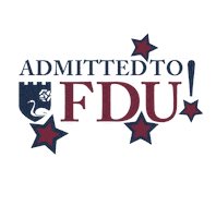Fdu Sticker by Fairleigh Dickinson University