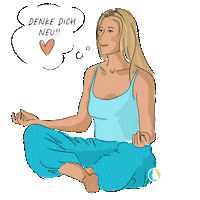 Yoga4Face happy smile lacheln face yoga Sticker
