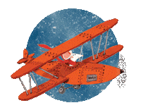 Christmas Flying Sticker by Kelebek Media