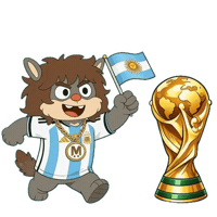 Vamos Argentina World Cup Sticker