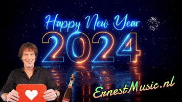 New Year Champagne GIF by Ernest Music