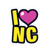 North Carolina Nc Sticker by Dash Studio