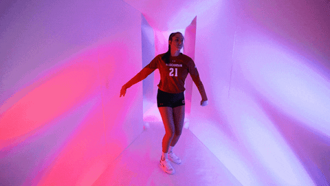 Wisconsin Volleyball GIF by Wisconsin Badgers