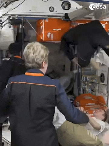 International Space Station Happiness GIF by European Space Agency - ESA
