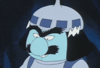 yell rainbow brite GIF