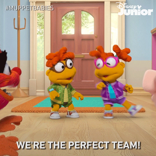 High Five The Muppets GIF by Disney Jr.