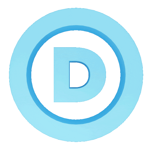Democratic Party Politics Sticker by The Democrats