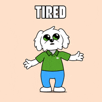 Tired Sweet Dreams GIF by BoDoggos