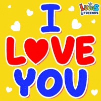 I Love You Very Much GIF by Lucas and Friends by RV AppStudios