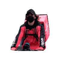 Waiteer waiteer waiteerdude waiteerdk waiteerdelivery Sticker