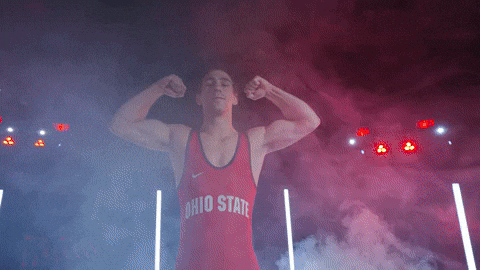 Ohio State Wrestling GIF by Ohio State Athletics