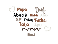 Fathers Day Heart Sticker