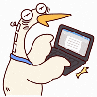 Tired Typing GIF