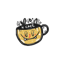 coffee monster Sticker