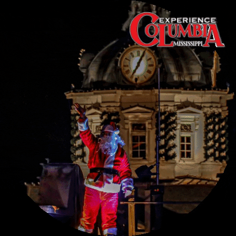 experiencecolumbiams mississippi christmaslights courthouse expcol GIF