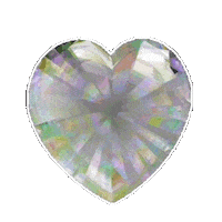 Nissart heart rainbow magic glow Sticker