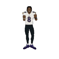 Swerve Baltimore Ravens Sticker by Panini America