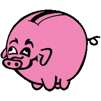 Bonus_is blink bonus blikk bónus pig Sticker