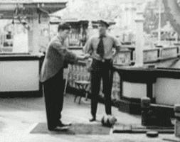 buster keaton love the 3rd background guy...minding his own business GIF by Maudit