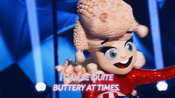 Butter Popcorn GIF by The Masked Singer