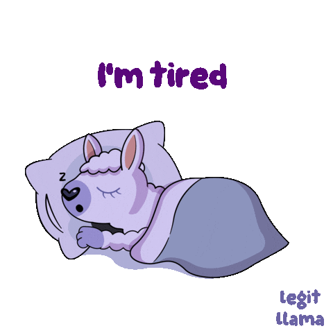 Tired Sheep Sticker by VeeFriends