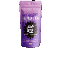 notanotherdetoxtea tea vegan australia diet Sticker