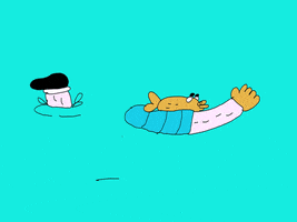 Animation Swimming GIF by CIANG