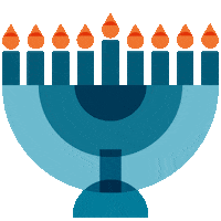 Lights Candle Sticker by JCCSF