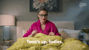Whats Up V Sign GIF by Scary Mommy
