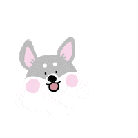 Dogs Hello Sticker
