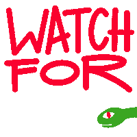 Watch Out Look Sticker