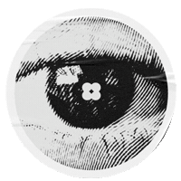 Watching Black And White Sticker by thisandco