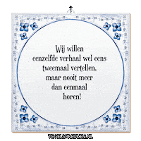 Humor Wijsheid Sticker by Tegelspreuken.nl