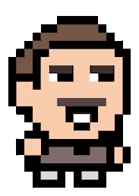 Pixel Working Out Sticker