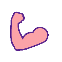 plantedfoods animal health power strong Sticker