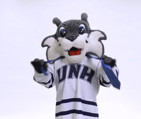 mascot unh GIF by University of New Hampshire