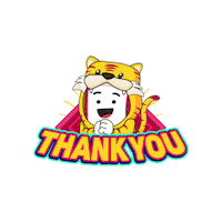 Chinese New Year Thank You Sticker by Yoodo