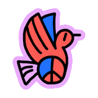 FetedelaMusiqueDeutschland music peace bird musica Sticker