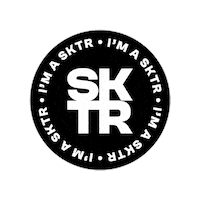 sktr skate skateboard skateboarding skater Sticker