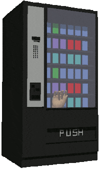 Art Vending GIF by badblueprints