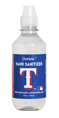 Bathletix mlb texas rangers handsanitizer Sticker