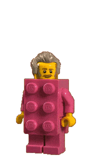 Animation Pink Sticker
