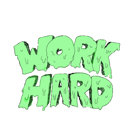 Working Work Work Work Sticker