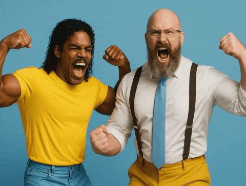 Gym Yelling GIF by Jukebox Saints