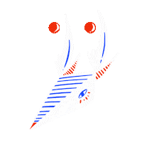 muntjann fun cartoon eyes blink Sticker