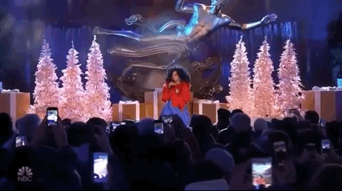 diana ross christmas in rockefeller 2018 GIF by NBC