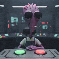 No Way GIF by Lonely Aliens